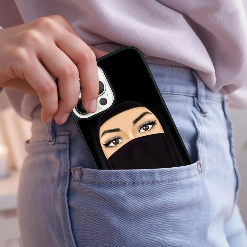 

Muslim Islamic Arabic Hijab Girl Phone Case For iPhone 17 Air 15 16e 14 13 Pro Max Coque 12 11 Pro Max PLUS cover iPhone 16