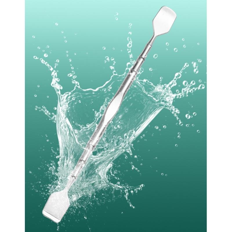 Professional Double Head Face Skin Scraper for Blackheads and Blemishes with Ergonomic Handle for Comfortable Grip