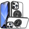 Magnetic Rotating Ring Stand iPhone 17 Pro Max Case, Transparent & Drop-Proof