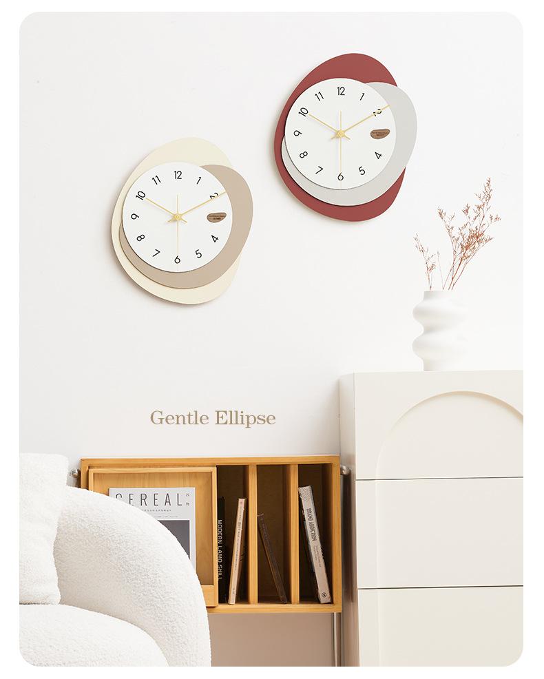 Wall Clock 2025 New Home Ins Wind Creative House Decoration Living Room Decoration Led Clock