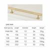 Long Handle Cabinet Handles Solid Brass Furniture Handles Solid Brass Handles  Kitchen Cabinets