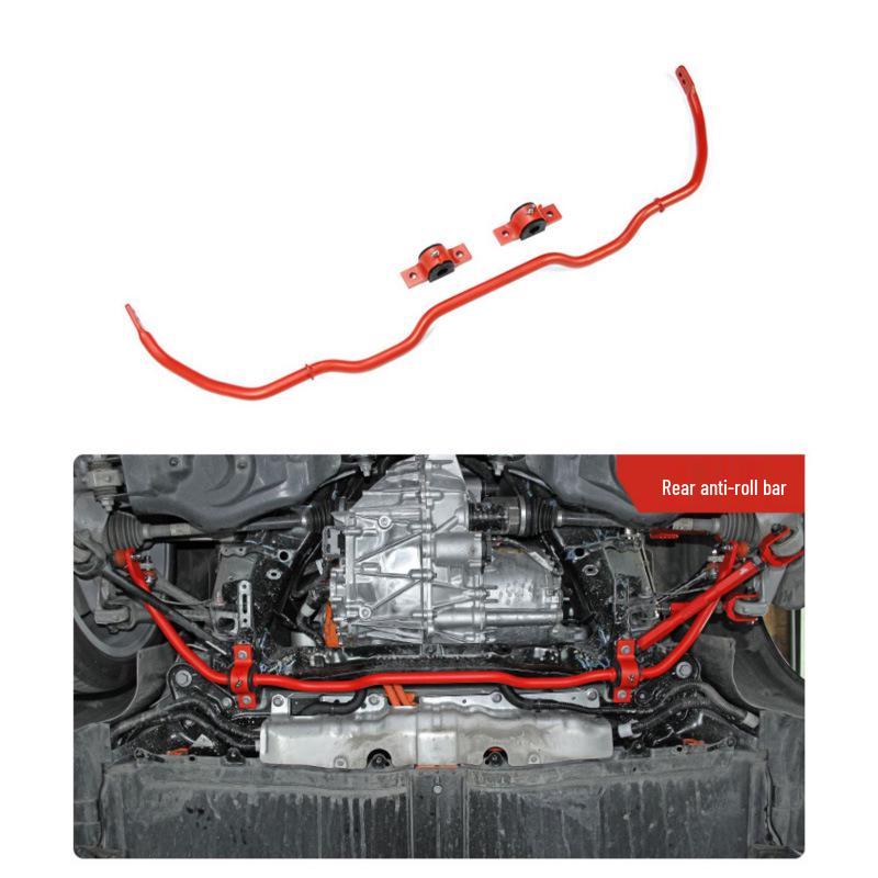 Front Strut Bar & Battery Skid Plate for Tesla Model 3/Y/X/S - Anti-Roll LVTU Balance Bar