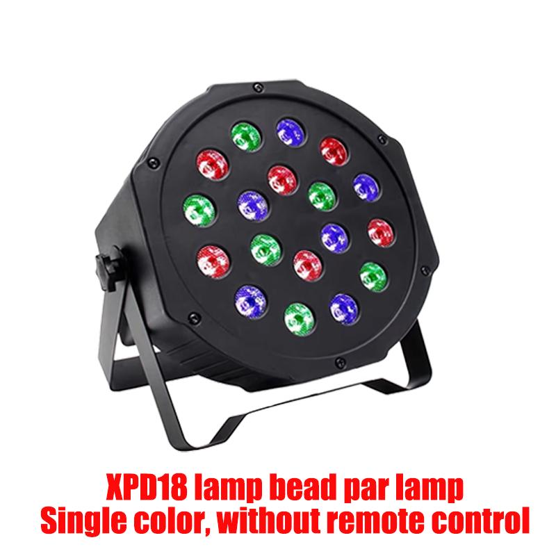 Colorful 18 LED Par Light RGB Stage Light DMX512 with Remote Control Sound Activated Party Lighting for Home Bar Event Show