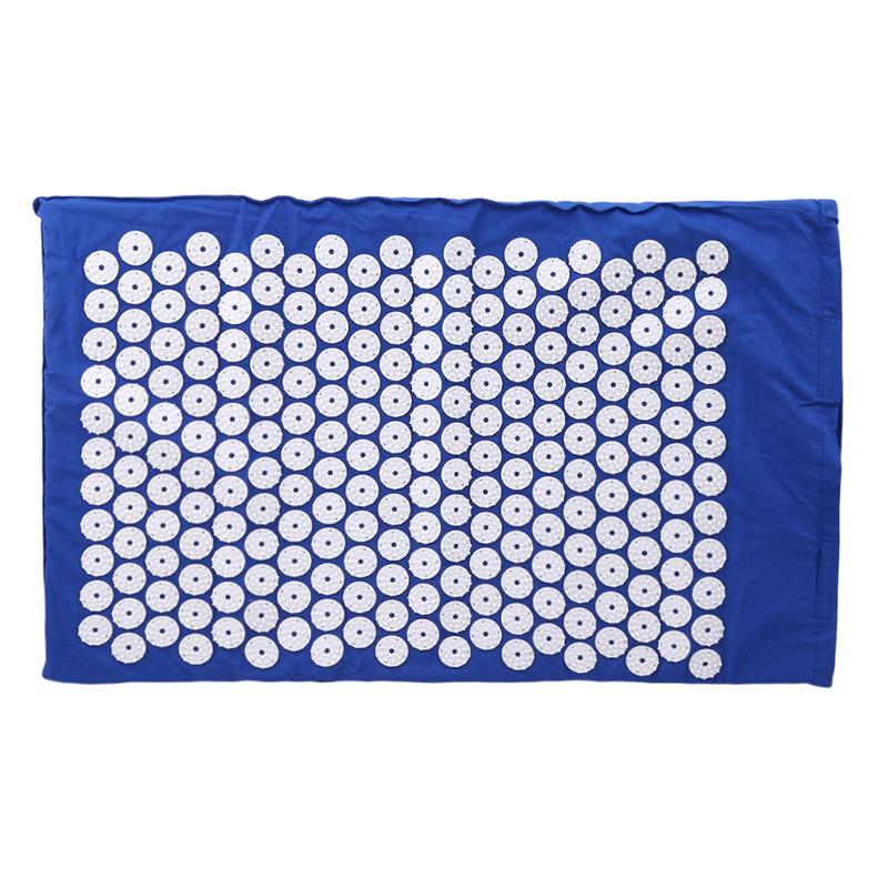 Acupuncture Massager Yoga Mat Pillow Massage Pain Relief Stress Back Pain Spike Acupuncture Mat and Pillow Set with Bag