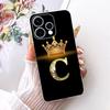 For Oppo Reno15 15F Phone Case Crown Letter Pattern Soft Silicone Proective Case for OPPO Reno 15 Reno15 F CPH2801 Bumber Shells
