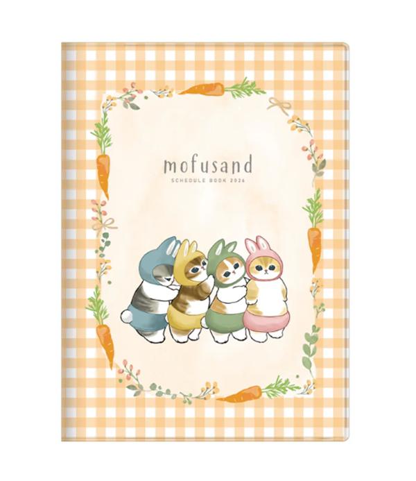 

mofusand B6 Cover Monthly Schedule Book 2026 ( Rabbit Nyan ) Japan NEW