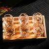 70 ml Mini Whisky Glas Tasse Japanischen Unregelmäßige Kunst Wein Tumbler Designer Tasse Matt Kristall Sake Tassen Schuss Glas Dropshipping