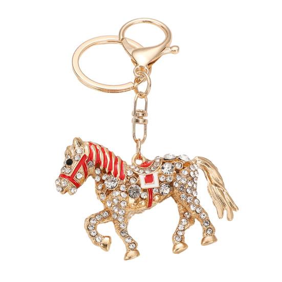 

Брелок Год Лошади 2026 Подвеска Год Лошади Металлическая Резьба Талисман Удачи Брелок Сумки Рюкзаки Украшение F