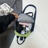 Nylon Mini Crossbody Bag With Colorblocked Design For Casual Outings And Street Style