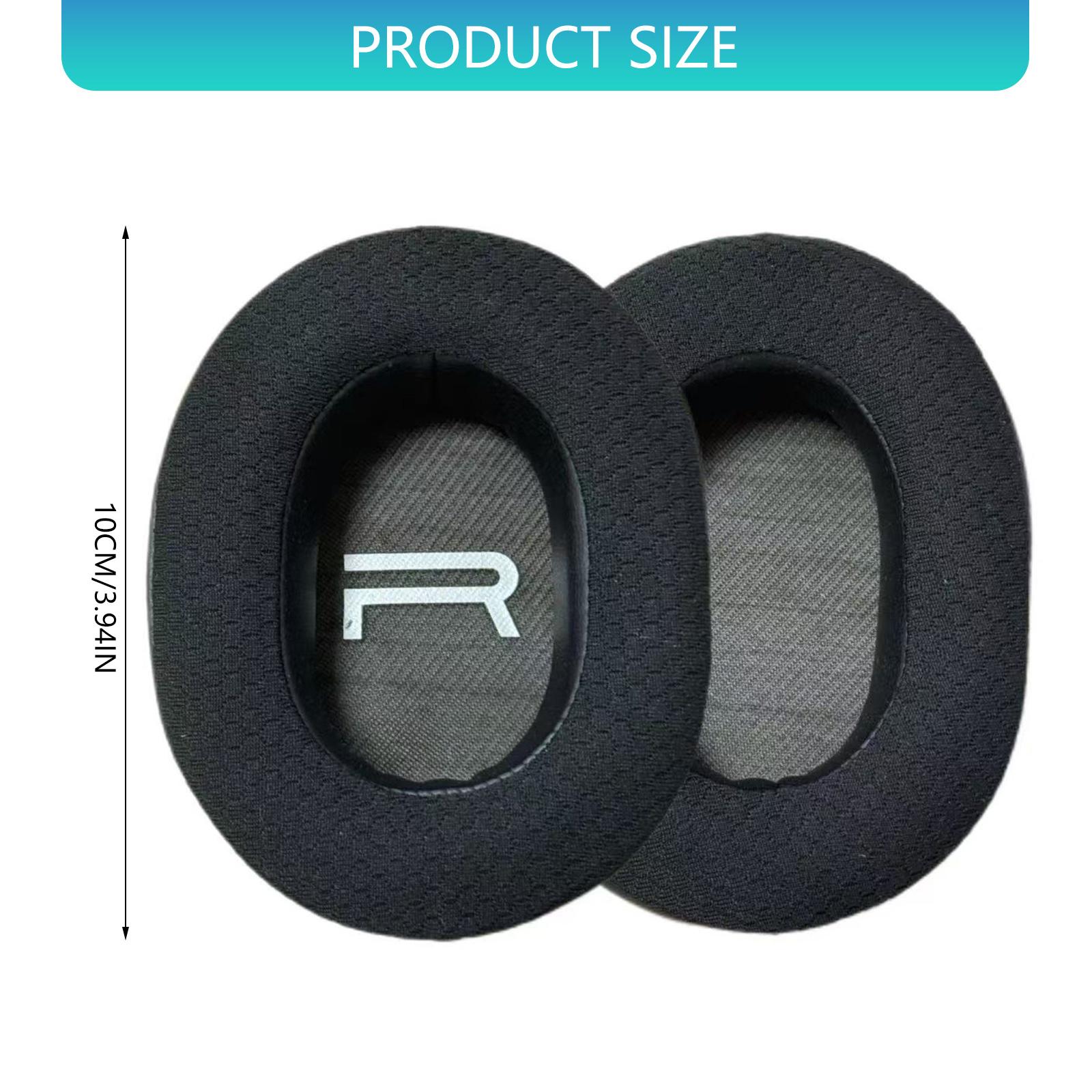 

Breathable Fabric Earpads Noise Isolation Upgrades for RIG800HD RIG700 Wireless Gaming Headsets Easy Installation 1