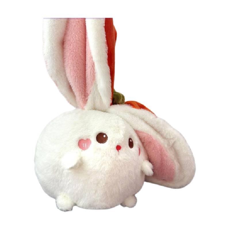 Shapeshifting Rabbit Fruit Plush Toy Stuffed Action  Dolls Pig Throw Pillow