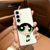 Cute The P-Powerpuff-es Cartoon Girls Clear Phone Case for Samsung Galaxy A71, A70, A52, A51, A40, A30