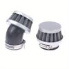 Single Motorcycle Air Filter, 35Mm/1.38 Inches, Suitable for Dirt Pit Bikes, Available In Straight And Curved Right Designs