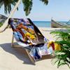 Fantasy Creature Sphere Beach Towel Portable for Travel Beach Towel for Vacation Photos Swim Quickdrying Swim Towel Seaside Beach Towel