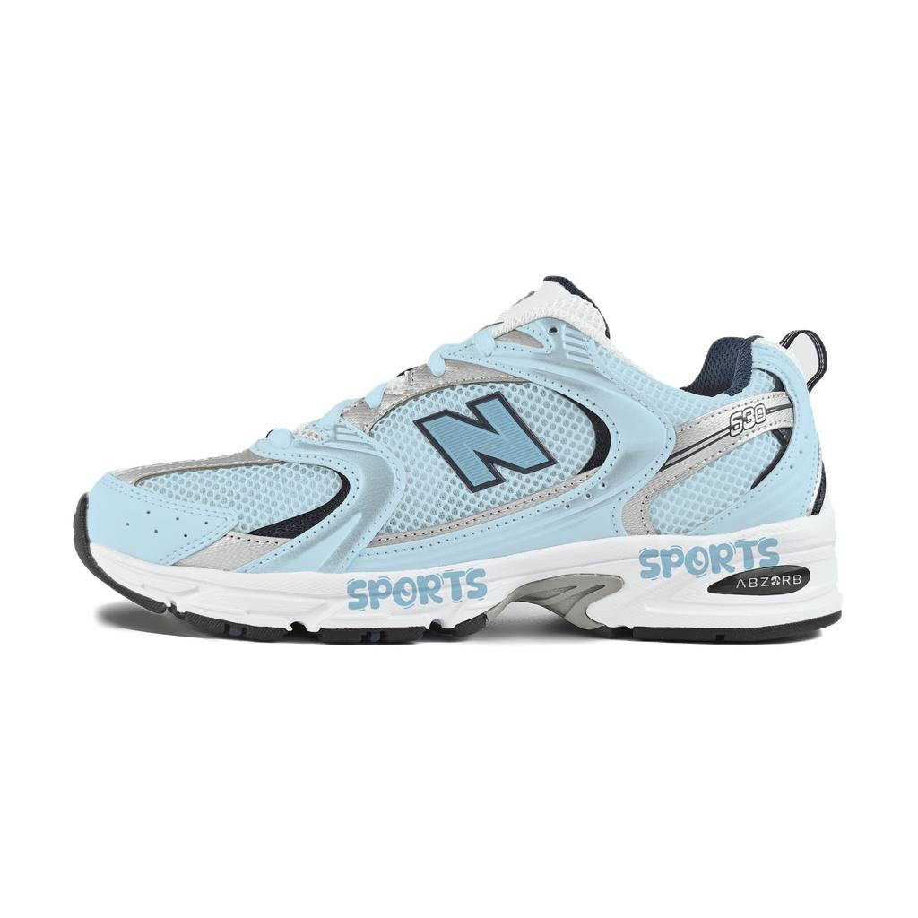 New Balance NB 530 Abrasion Resistant Low top Running Shoes Unisex Blue Pink MR530SG(Team352-)