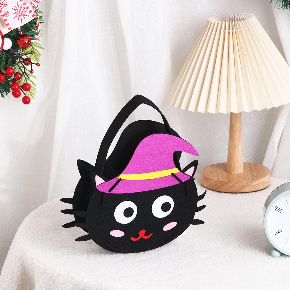 For Children Kids Tote Bag Halloween Candy Bag Halloween Decoration Storage Bucket Gift Basket