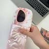 Sweet Pu Bow Glasses Case Women Portable Cotton Padded Anti Crush Sunglasses Storage Bag Cute Lightweight Eyewear Pouch Gift