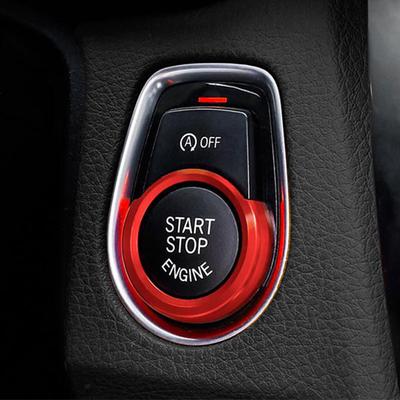 Copertura Trim Pulsante Avvio/Spegnimento Motore Auto Per Serie 1 2 3 F20 F21 F30 F48