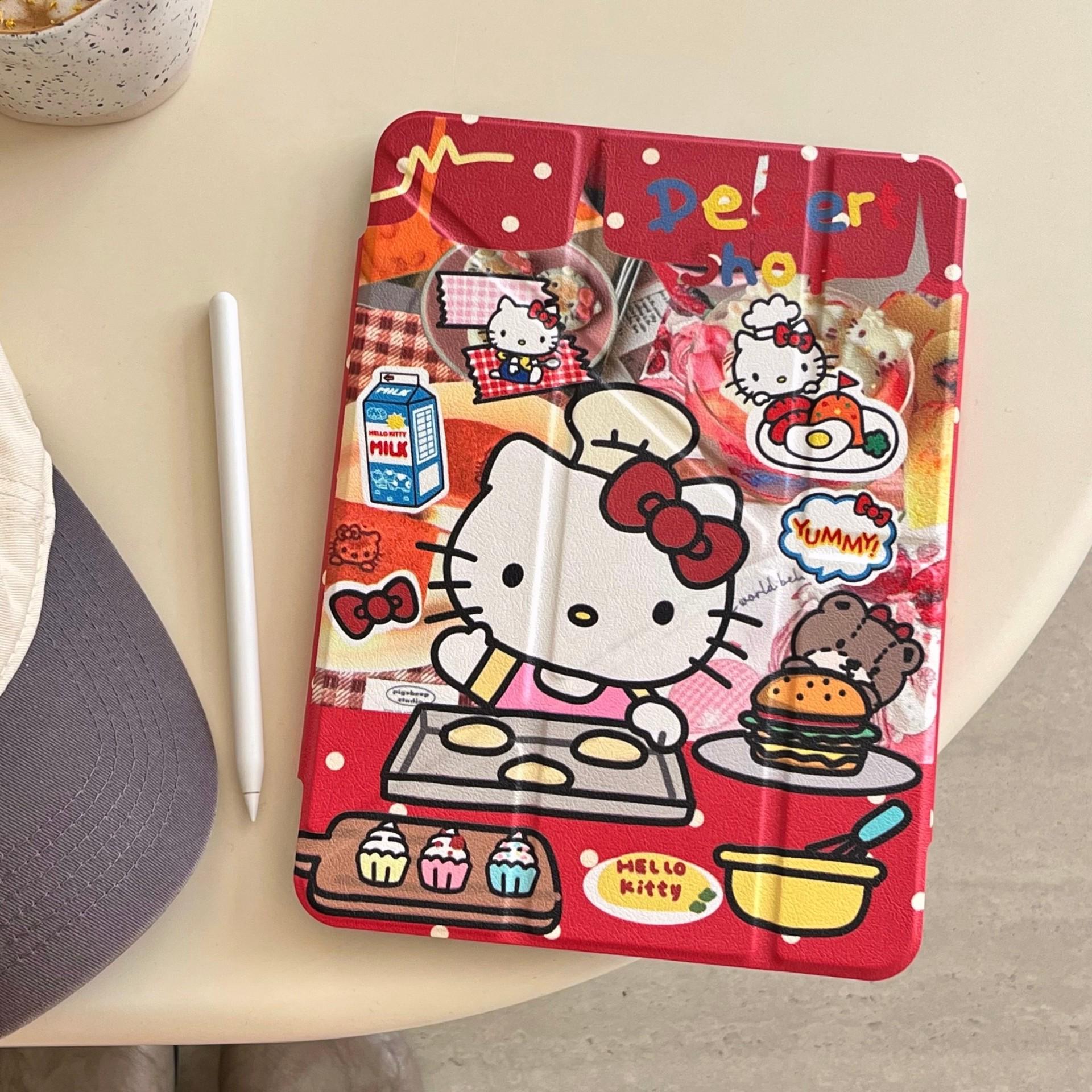 

Red Chef Side Suction iPad mini 6 Case for 2025 Version iPad Mini 6/7 (8.3-inch)