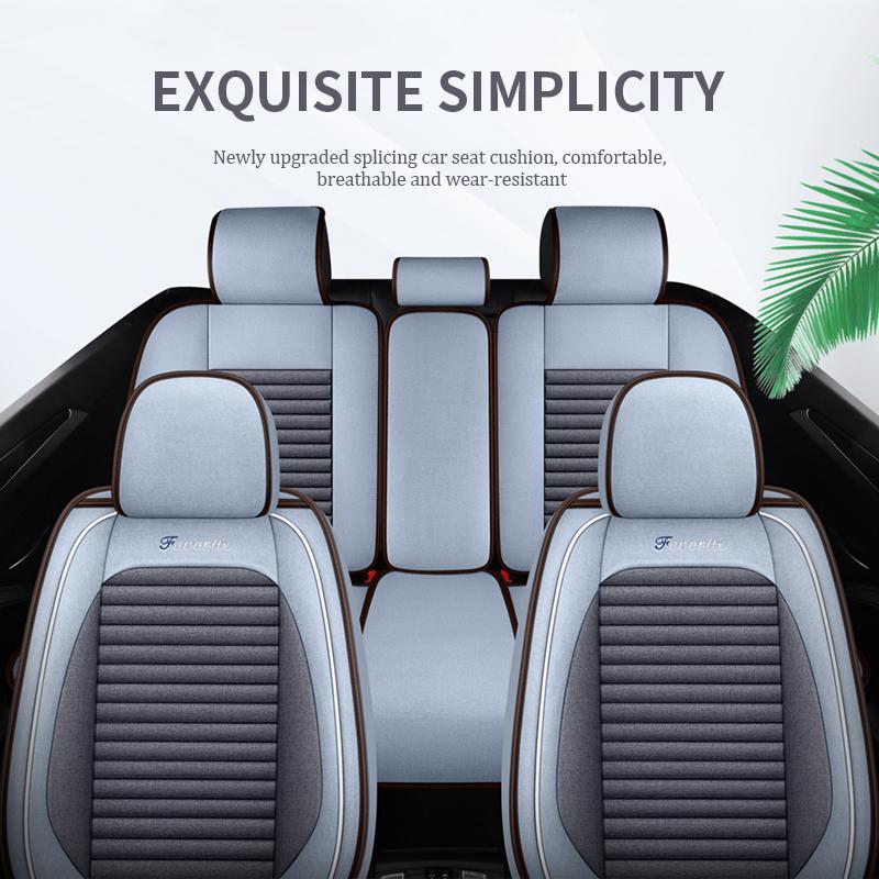 Husă universală pentru scaun auto din in Protector scaun auto auto pernă pentru vehicul potrivit pentru Sedan SUV Pick-up camion mașină
