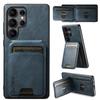 Card Holder SUTENI Luxury Faux Leather Kickstand Phone Case Feel For Samsung Galaxy S26 Ultra S25 Plus S24 S23 S22 Note20 Ultra