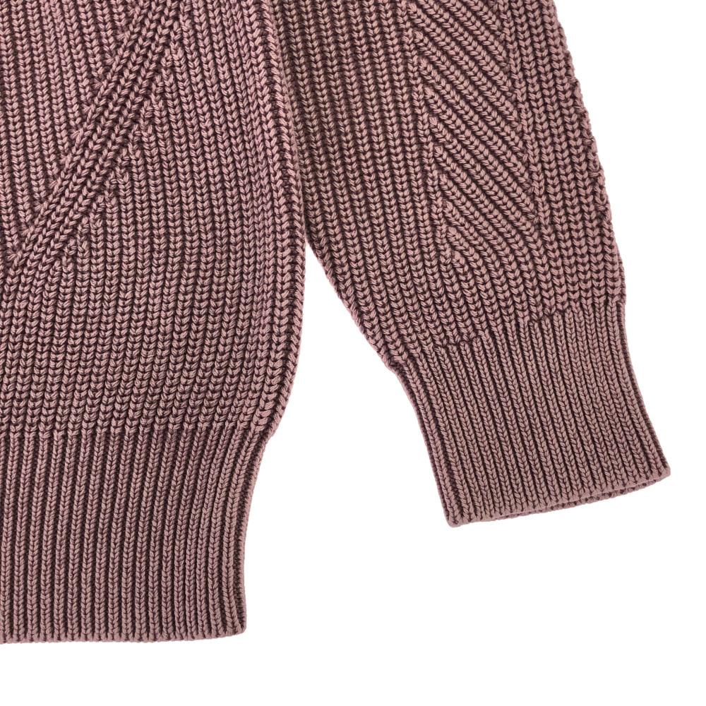 DEMYLEE Long sleeve cotton knit S smoke pink sweater Women Used