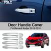 Cars Accessories Door Handle Cover For Renault Kadjar 2015-2018 Silver Car Decoration Styling Upgrade Modify A Car