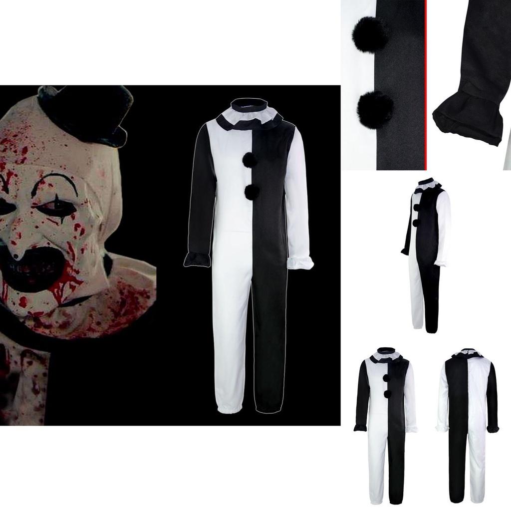 Blood-soaked Halloween Terrifier Cosplay Clown Costume Comfortable And Durable