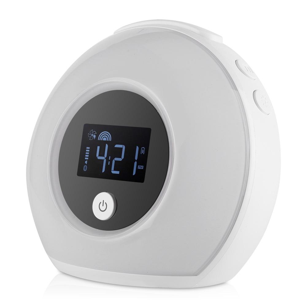 Colourful Wake Up Breathing Lamp Children Bluetooth Speaker Table Light Alarm Clock for Bedroom