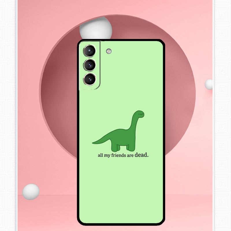 Dinosaur Pattern Case For Samsung Galaxy S24 Ultra S20 S21 S22 S23 S25 Ultra S9 S10 Plus S25 FE Cover Funda