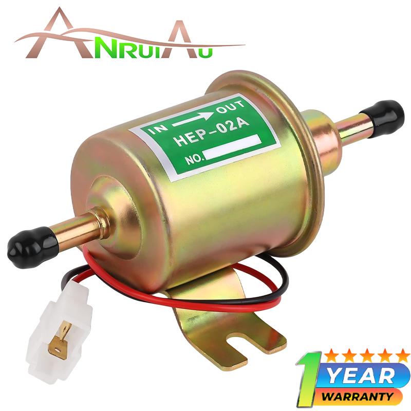 FOR Universal Gas Diesel Inline Low Pressure Electric Fuel Pump 12V 2.5-4PSI HEP-02A