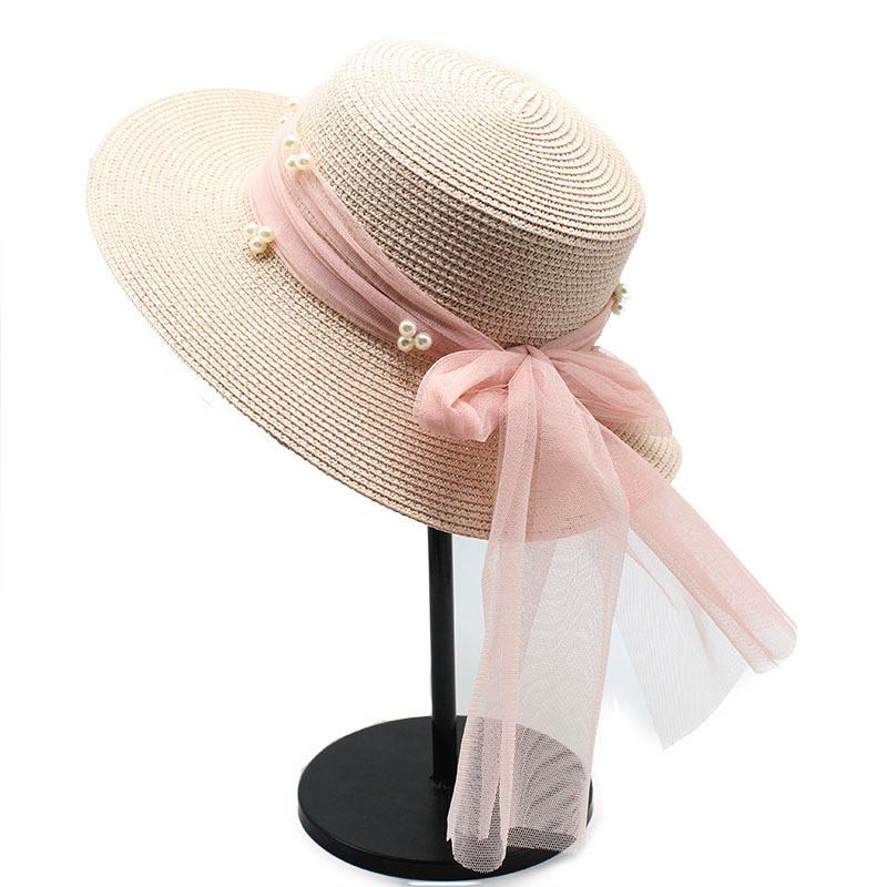 Spring And Summer Straw Hat Women'S Travel Sun Protection Sun Hat Casual Outdoor Beach Hat Small Fresh Sun Hat Women