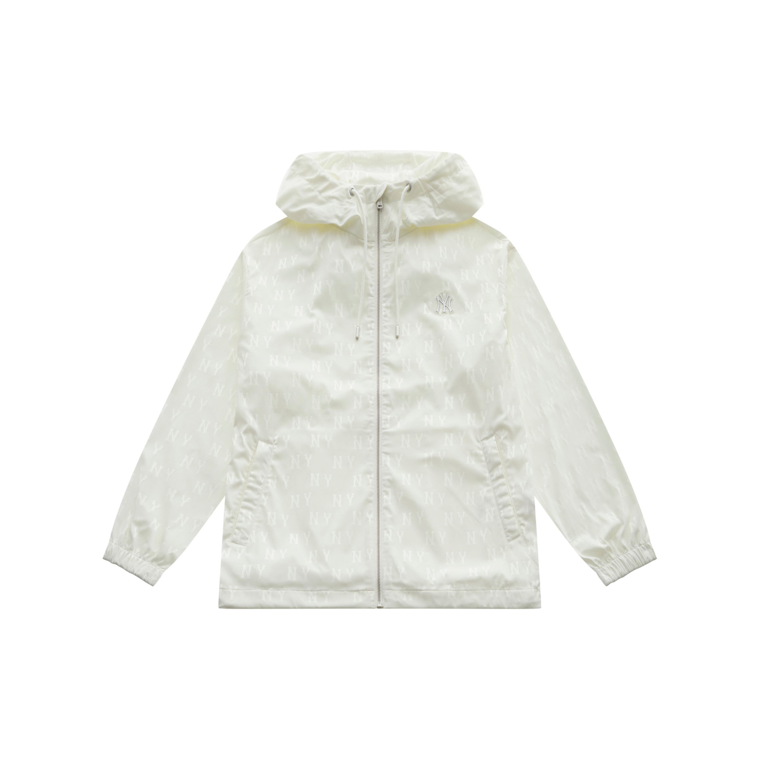 MLB MONOGRAM SS25 Jackets & Coats Unisex White 3AWJM0453-50IVS XL