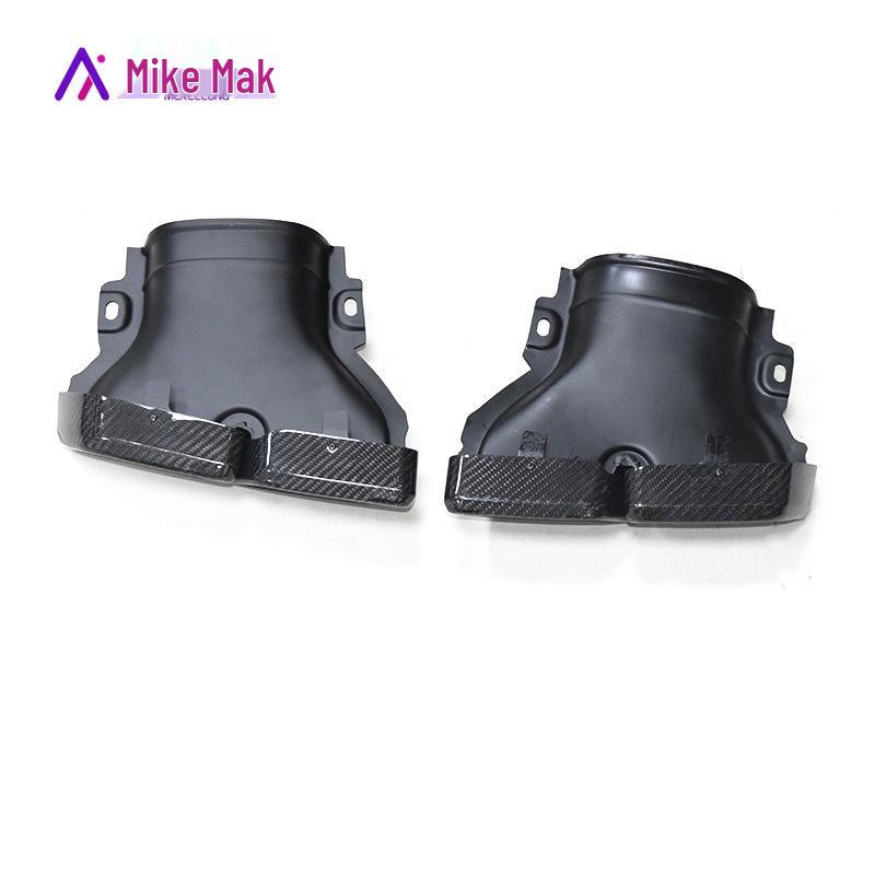 Carbon Fiber Quad Exhaust Tailpipe for Mercedes E-Class W213 E200/E260/E300 AMG