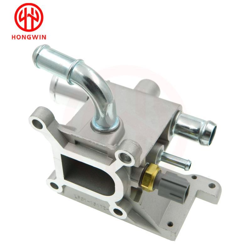 Water Outlet Engine Coolant Thermostat Housing + Sensor For Toma De Agua Ford Ecosport 2004-2012 2.0L  LF01-1517Z-Z14 LF01-1517Z