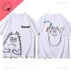 Famous Cartoons Barbapapa Double SidedPrinted T Shirt Casual Funny Kawaii Tops Boys Girls Aesthetic Teenager Outfits Graphic