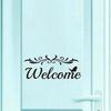 Welcome Wall Decal Home Door DIY Removable PVC Sticker Art Entryway Mural Decor Christmas Decor