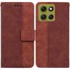 For Motorola Moto G86 5G Case Geometry Pattern Leather Wallet Phone Cover with Wrist Strap
