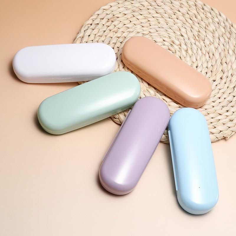 Color Portable Plastic Glasses Box Reading Glasses Sunglasses Optical Holder Transparent Box