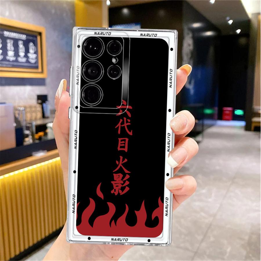 Case for Samsung Galaxy S10 Plus S21 S24 FE S22 Note 10 20 Ultra S25 Ultra S23 S20 Soft Cover Japan Anime N-arutos