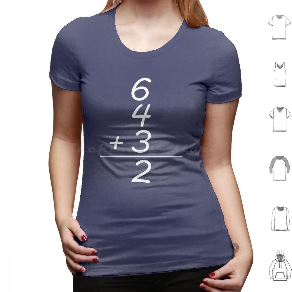 Baseball 6 4 3 2 White T Shirt Cotton Men Women DIY Print Sports Baseball 6 4 3 2 Baseball Math Baseball Fans Aaron Judge