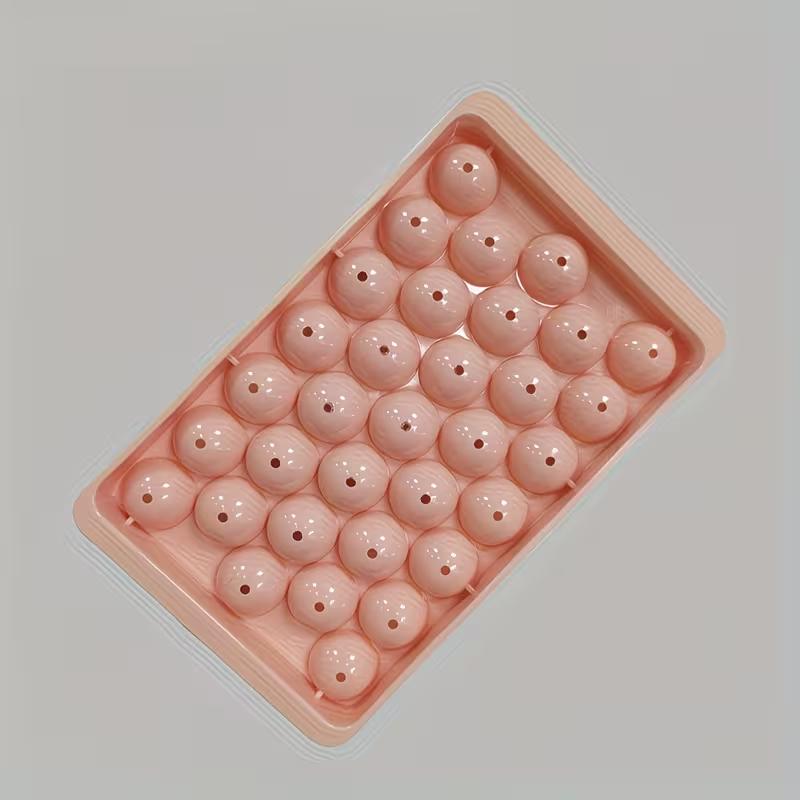 33 Grid Round Ice Cube Tray Plastic Diamond Ice Cube Mold Refrigerator Spherical DIY Moulds Ice Ball Maker Kitchen Tools