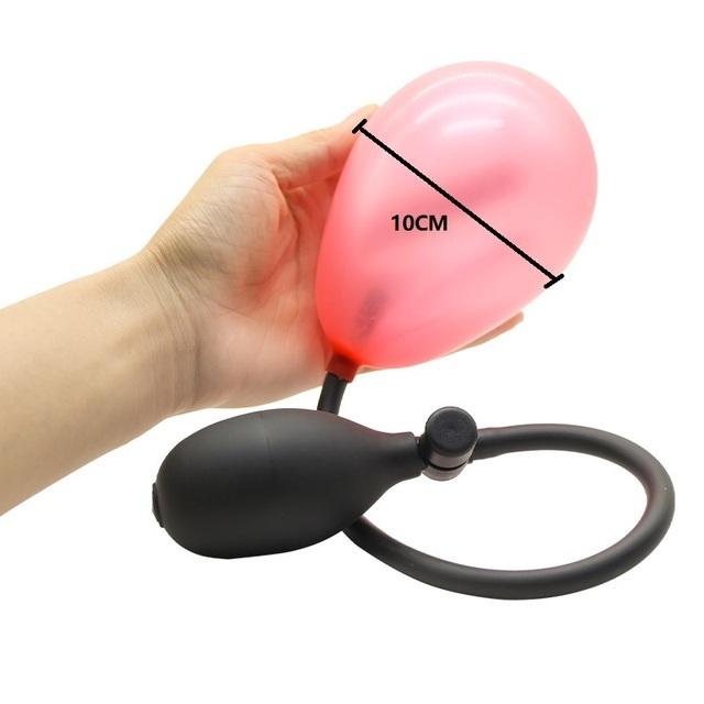 New Super Huge Inflatable Anal Plug Expandable Big Butt Prostate Massager Vagina Anus Dilator Adult Sex Toys for Men Woman Gay
