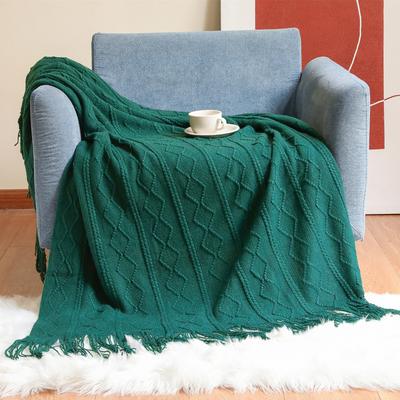 Pletená deka lehká deka na pohovku postel dětský pokoj, rustikální shabby chic moderní statek