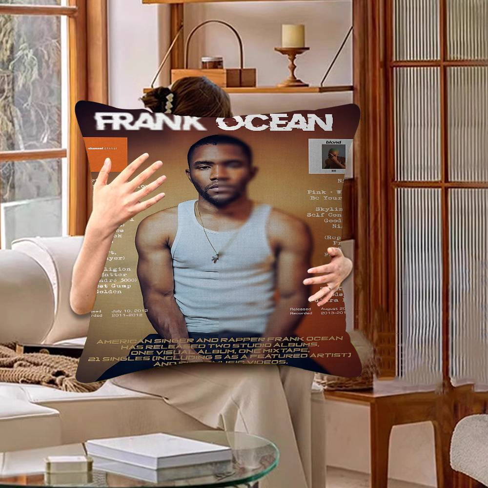 Frank Ocean Blond Album Pillow Cover For Bedroom Room And Living Room Sofa Decorative Cushion Cover