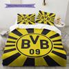Borussia Dortmund  Set Copripiumino con Fantasia  Decorazione per la Casa  Regalo (1 * copripiumino + 2 * federe senza imbottitura)