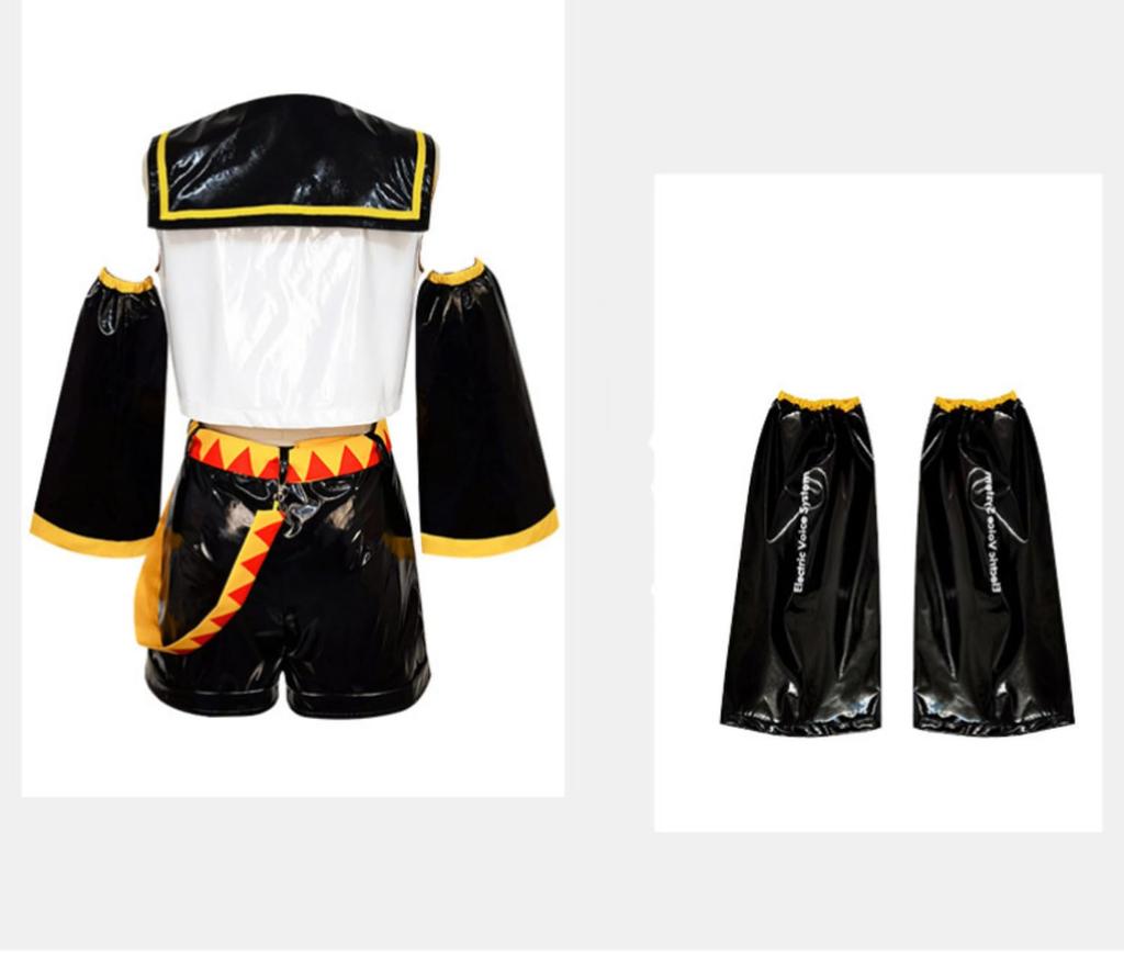 Kagamine RIN Kagamine LEN Cosplay Costume with Cosplay Event Halloween [ZOMOZO] Wig, Costume, Disguise, Costume, Costume, (Kagamine RIN, XXL)