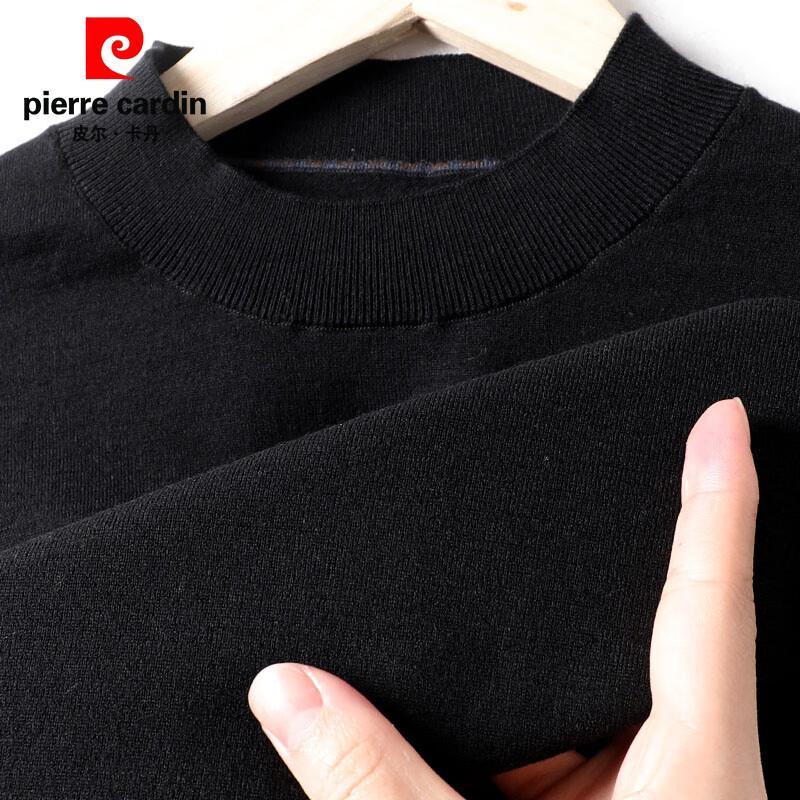 Pierre Cardin Men's 100% Wool Mock Neck Sweater