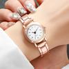 1/2PCS Fashion Small Dial Women Watches Casual Arabic Quartz Watch for Ladies Clock Reloj Mujer