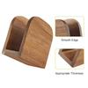 Classic Wooden Napkin Holder Countertop Dining Table Decoration Standing Napkin Dispenser Tissue Box Kitchen